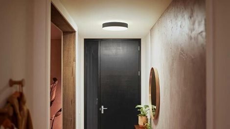 41159/30/P6 Hue WA Enrave M stropní LED svítidlo 1x19,2W 2450lm 2200-6500K IP20 38,1cm černá+ovladač 4