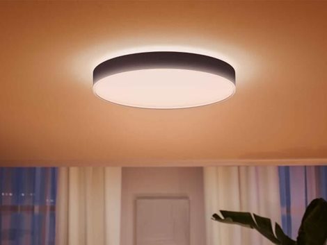 41161/30/P6 Hue WA Enrave XL stropní LED svítidlo 1x48W 6100lm 2200-6500K IP20 55,1cm černá+ovladač 5