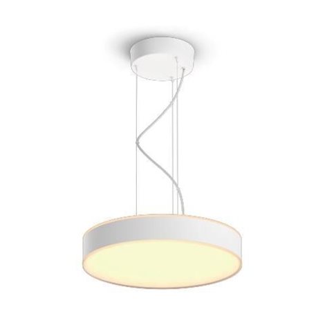 41162/31/P6 Hue WA Enrave závěsné LED svítidlo 1x33,5W 4300lm 2200-6500K IP20 42,5cm bílá + ovladač 6