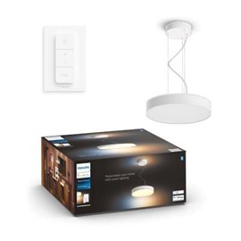 41162/31/P6 Hue WA Enrave závěsné LED svítidlo 1x33,5W 4300lm 2200-6500K IP20 42,5cm bílá + ovladač