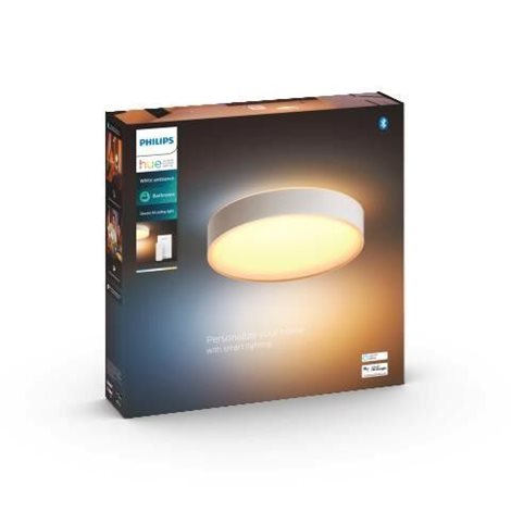 41165/31/P6 Hue WA Devere M stropní LED svítidlo 19,2W 2450lm 2200-6500K IP44, bílá+ovladač 2