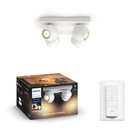 Hue WA Buckram bodové svítidlo 4x GU10 LED 5W 350lm 2200-6500K IP20, bílé