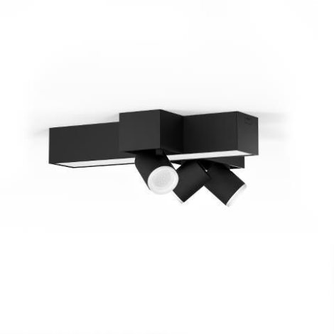50608/30/P7 HUE WACA Centris stropní LED svítidlo 1x25W+GU10 3x5,7W 2810lm 2000-6500K RGB IP20 černá 1