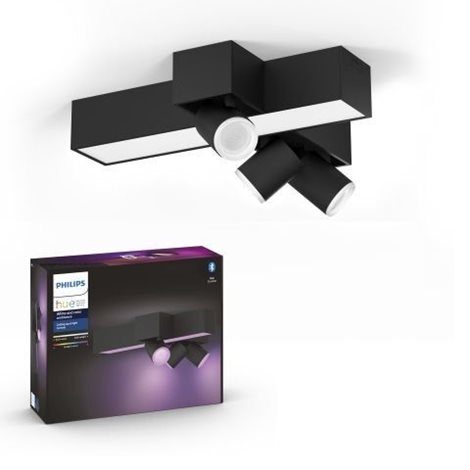 50608/30/P7 HUE WACA Centris stropní LED svítidlo 1x25W+GU10 3x5,7W 2810lm 2000-6500K RGB IP20 černá 6