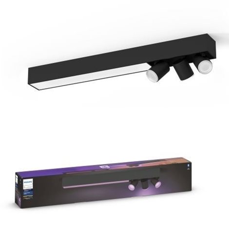 50609/30/P7 HUE WACA Centris stropní LED svítidlo 1x36W+GU10 3x5,7W 3550lm 2000-6500K RGB IP20 černá 8