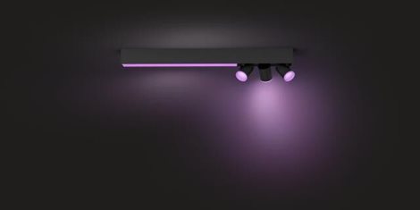 50609/30/P7 HUE WACA Centris stropní LED svítidlo 1x36W+GU10 3x5,7W 3550lm 2000-6500K RGB IP20 černá 7