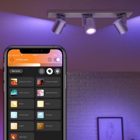 50623/48/P7 Hue WACA Argenta bodové LED svítidlo 3x GU10 5,7W 350lm 2000-6500K RGB IP20 hliník 4