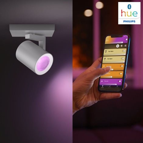 50623/48/P7 Hue WACA Argenta bodové LED svítidlo 3x GU10 5,7W 350lm 2000-6500K RGB IP20 hliník 6