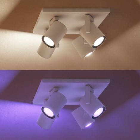 50624/31/P7 Hue WACA Argenta bodové LED svítidlo 4x GU10 5,7W 350lm 2000-6500K RGB IP20 bílé 8