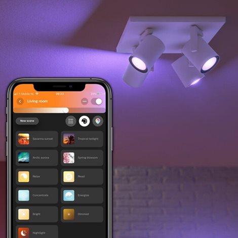 50624/31/P7 Hue WACA Argenta bodové LED svítidlo 4x GU10 5,7W 350lm 2000-6500K RGB IP20 bílé 5