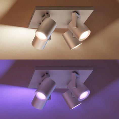 50624/48/P7 Hue WACA Argenta bodové LED svítidlo 4x GU10 5,7W 350lm 2000-6500K RGB IP20 hliník 2