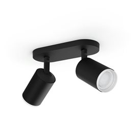 50632/30/P7 Hue WACA Fugato bodové LED svítidlo 2x GU10 5,7W 350lm 2000-6500K RGB IP20, černé