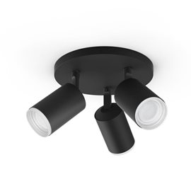 50633/30/P7 Hue WACA Fugato bodové LED svítidlo GU10 3x5,7W 350lm 2000-6500K RGB IP20 černá