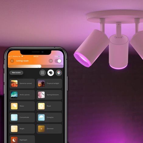 50633/31/P7 Hue WACA Fugato bodové LED svítidlo 3x GU10 5,7W 350lm 2000-6500K RGB IP20, bílé 8