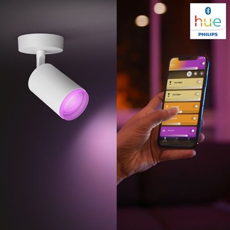 50633/31/P7 Hue WACA Fugato bodové LED svítidlo 3x GU10 5,7W 350lm 2000-6500K RGB IP20, bílé 3