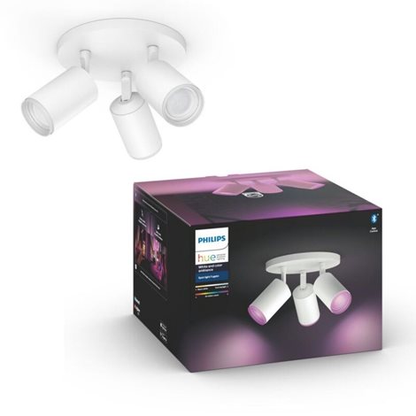 50633/31/P7 Hue WACA Fugato bodové LED svítidlo 3x GU10 5,7W 350lm 2000-6500K RGB IP20, bílé 4