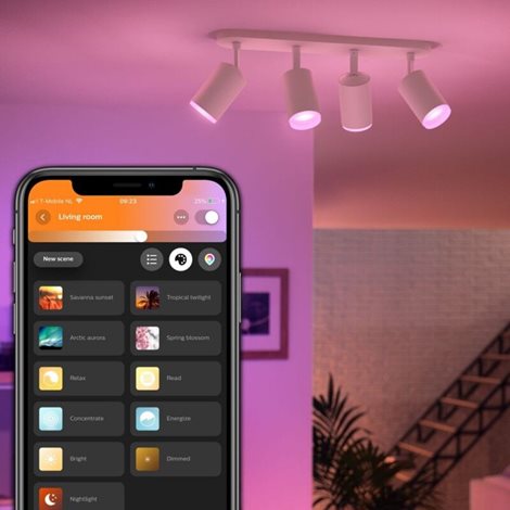 50634/31/P7 Hue WACA Fugato bodové LED svítidlo 4x GU10 5,7W 350lm 2000-6500K RGB IP20, bílé 3
