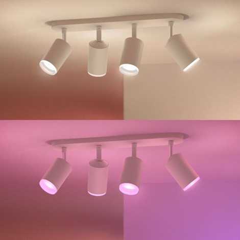 50634/31/P7 Hue WACA Fugato bodové LED svítidlo 4x GU10 5,7W 350lm 2000-6500K RGB IP20, bílé 7