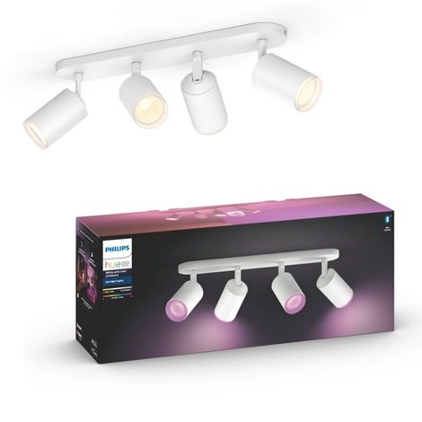 50634/31/P7 Hue WACA Fugato bodové LED svítidlo 4x GU10 5,7W 350lm 2000-6500K RGB IP20, bílé 6