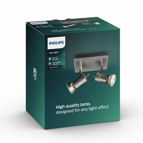 55082/ 48/PN Titan bodové svítidlo 2xGU10 50W IP10, hliníkové 3