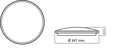 31815/87/16 Twirly přisazené LED svítidlo 1x17W 1700lm 2700K IP20 34,7cm, šedé 6