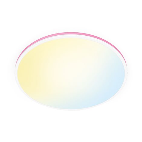 WiZ Rune přisazené LED svítidlo 21W 2100lm 2700-6500K RGB IP20 40cm, bílé 1