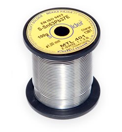 Pájka trubičková Sn63Pb37 MTL 1,0mm 0,1kg