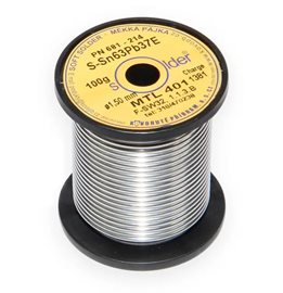 Pájka trubičková Sn63Pb37 MTL 1,5mm 0,1kg