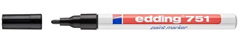 EDDING 751 Č Popisovač černý 1-2mm 1
