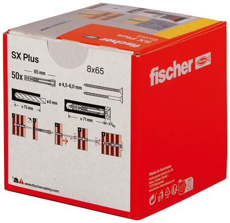 568108 Hmoždinka Fischer SX Plus  8x65 rozpěrná 2