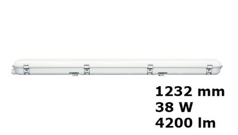 JULIE 1200 LED IP65 4200 840 TW LED svítidlo prachotěsné 38W 4000K 4200lm 1