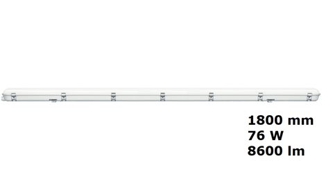 JULIE 1800 LED IP65 8600 840 LED svítidlo prachotěsné 76W 4000K 8600lm 1