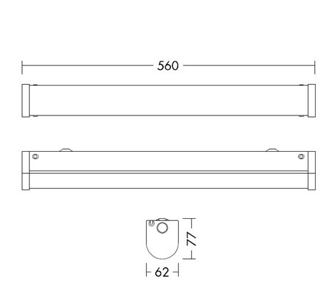POPPY LED 600 2500 840 LED svítidlo lineární IP20 24W 4000K 2500lm 4