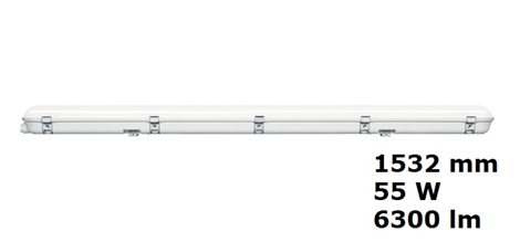 JULIE 1500 LED IP65 6300 840 CONNECT LED svítidlo prachotěsné 55W 4000K 6300lm 1