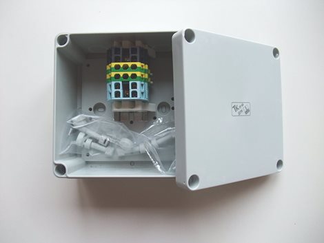 KPS 1313/S6 krabicová rozvodka 130x130mm