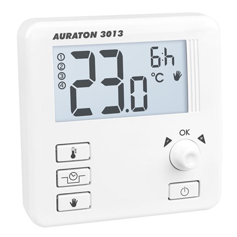 Auraton Cetus (3013) termostat s nastavitelným nočním poklesem, podsvícený, 16A