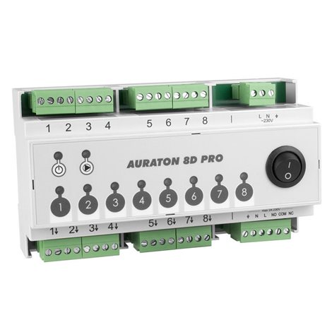 Auraton Taurus (8D PRO) ovládací terminál 1-8 zón vytápění + ovládání kotle a čerpadla