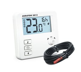 Auraton Cetus P (3013 PC) termostat s nastavitelným poklesem, externí čidlo 2,5m