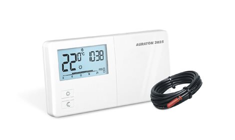 Auraton Tucana P (2025 PC) Týdenní termostat s externím čidlem 2,5m, montáž na krabici 1