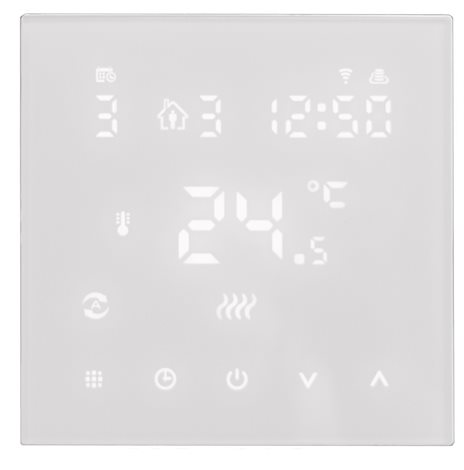 AURATON 2YA WiFi (bílý) termostat s ovládáním přes WiFi, napájení 230V, možnost uzamčení (topení, ch 1