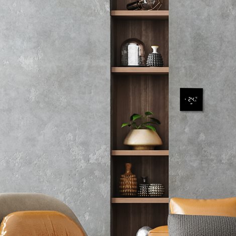 AURATON 2YA WiFi (černý) termostat s ovládáním přes WiFi, napájení 230V, možnost uzamčení (topení, c 2