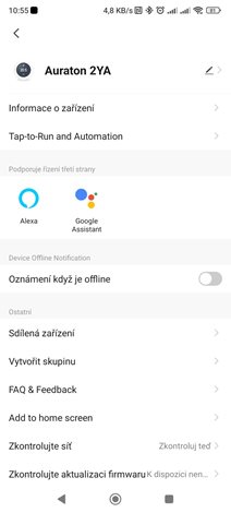AURATON 2YA WiFi (černý) termostat s ovládáním přes WiFi, napájení 230V, možnost uzamčení (topení, c 9