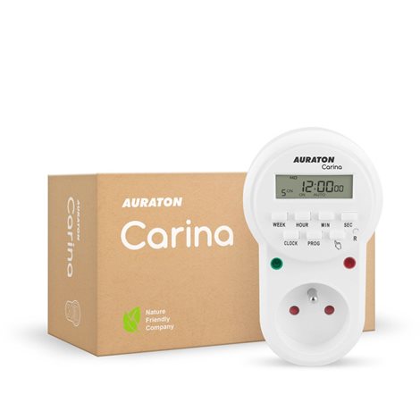 Auraton Carina Spínací zásuvka s týdenním programem, 16A 3