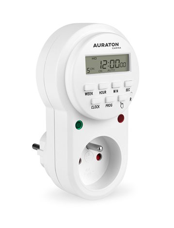 Auraton Carina Spínací zásuvka s týdenním programem, 16A 2