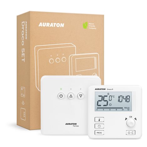 AUR00DRC0SE00 AURATON Draco SET bezdrátový programovatelný termostat 2