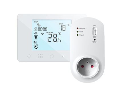 Auraton Orion 230 V SET (WiFi) Bezdrátový termostat s přijímačem do zásuvky, ovládání přes WiFi 1