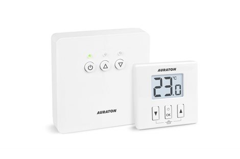 Auraton Aquila SET (200 RT) bezdrátový termostat s nočním poklesem, podsvícený 1