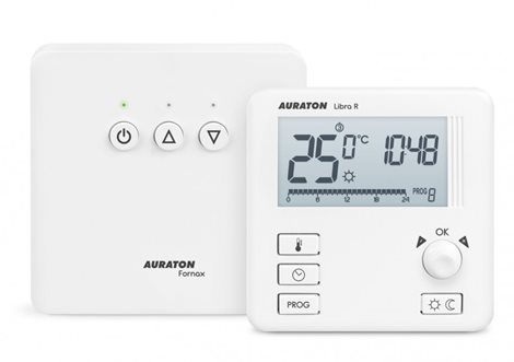 Auraton Libra SET (3021 RT) bezdrátový programovatelný termostat, týdenní, 2 teploty