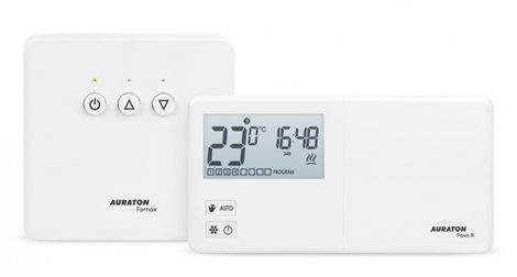 Auraton Pavo SET (R30 RT) bezdrátový programovatelný termostat, 8 teplot, podsvícený