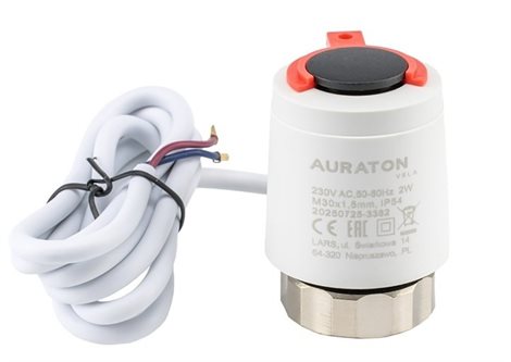 Auraton Vela (TE230 PRO) termoelektrický pohon 230V, závit M30x1,5mm 2